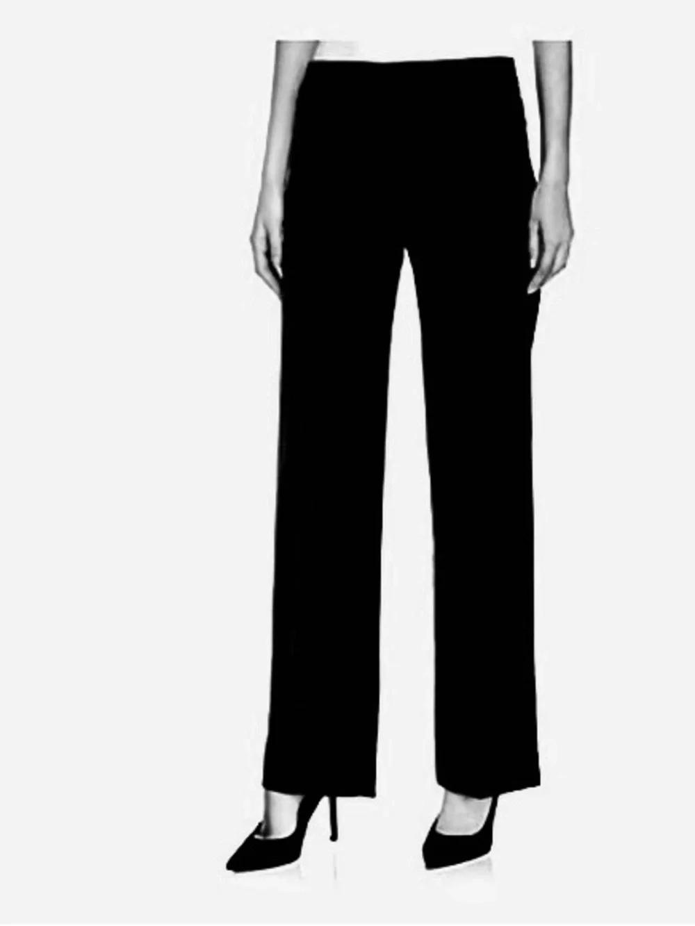 Elie Tahari Odette Wide Leg Pants Black Size 2 NWT